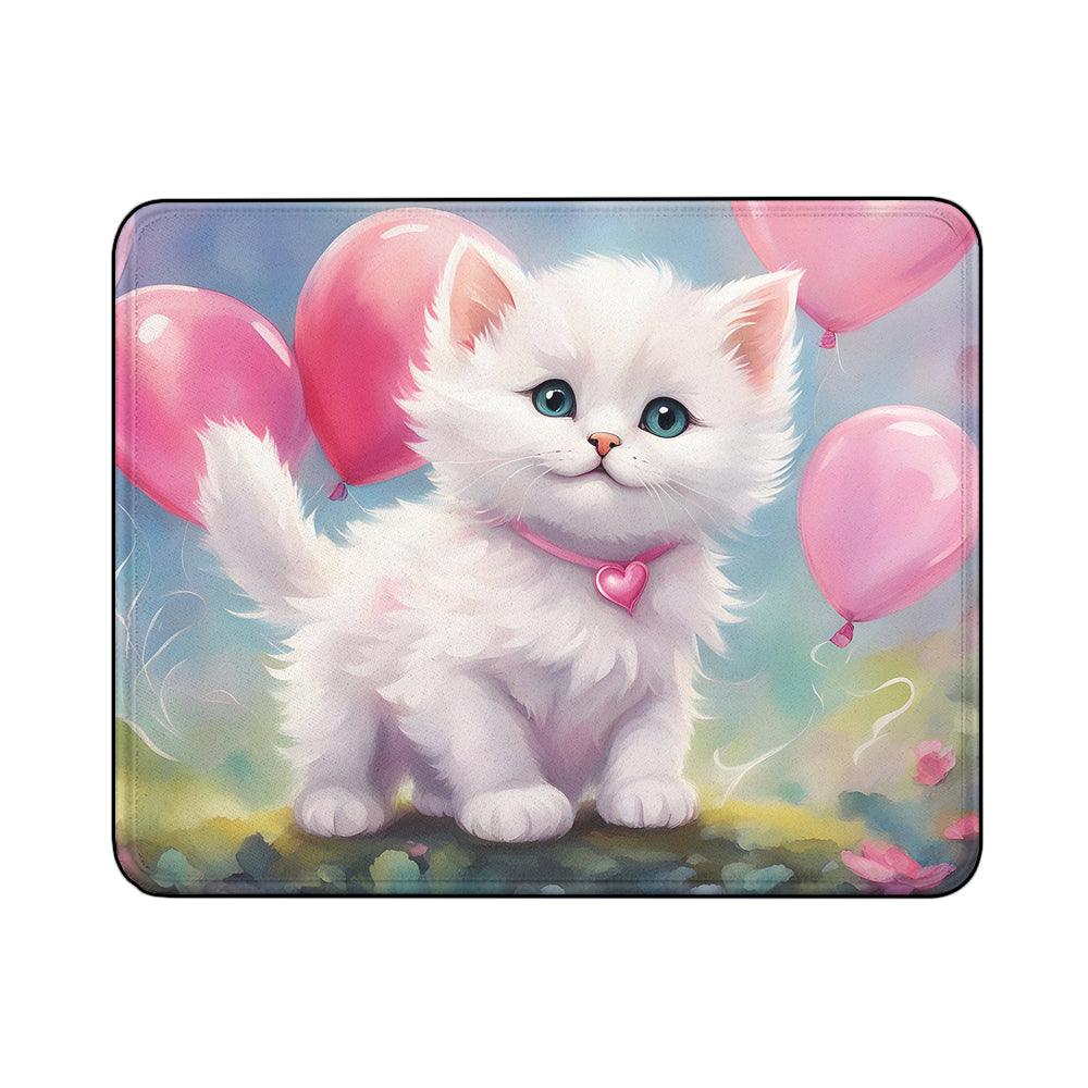 Cute Fluffy Kitten Cat Mouse Pads-18x21 CM-Oxvistore