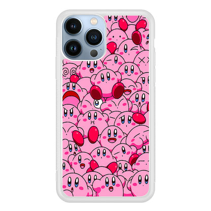 Cute Kirby Pink Aesthetic 2D Rubber Phone Case