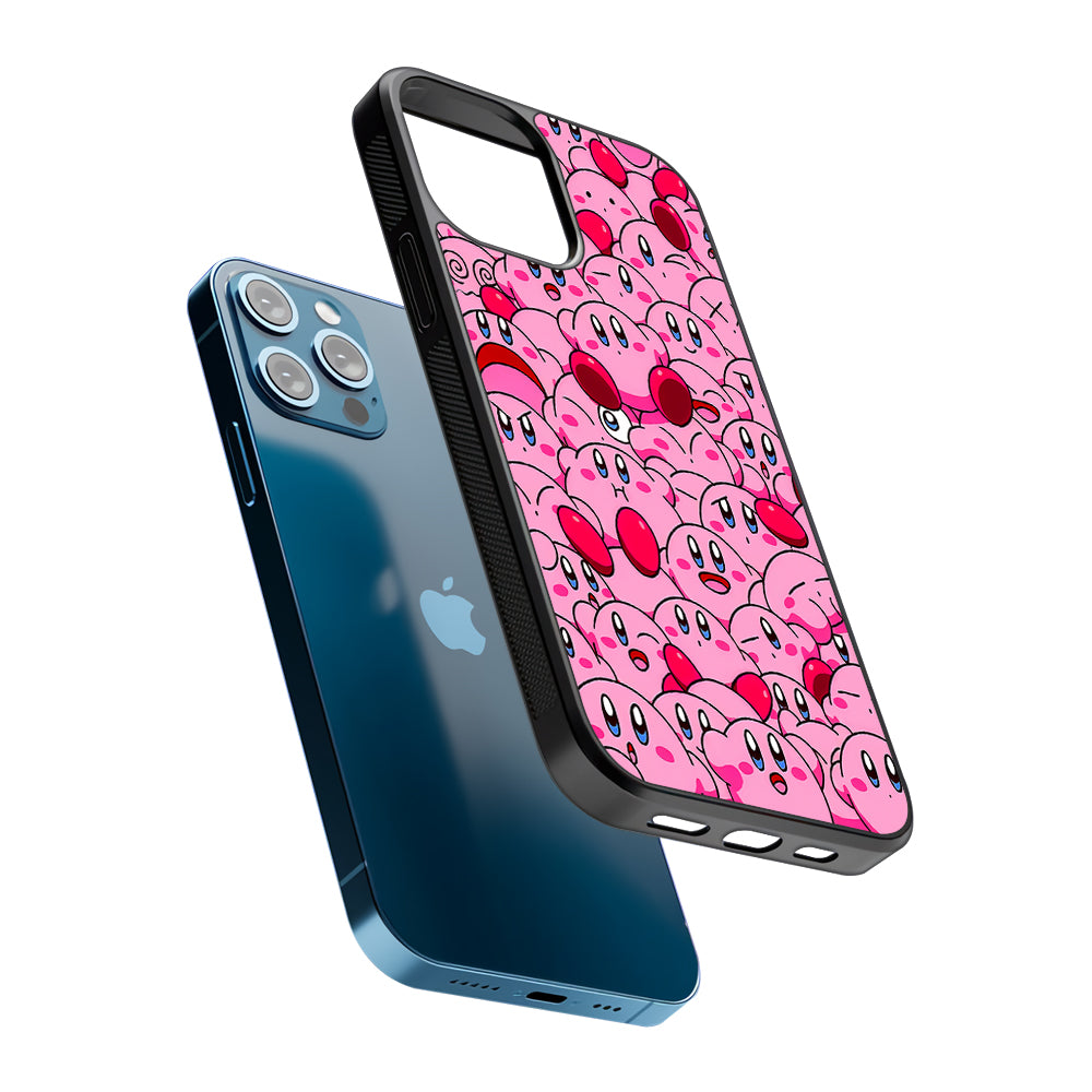 Cute Kirby Pink Aesthetic 2D Rubber Phone Case