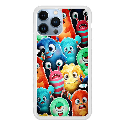 Cute Monsters Aesthetic 2D Rubber Phone Case