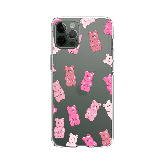 Cute Panda Shaped Jelly Candy Clear Soft Case