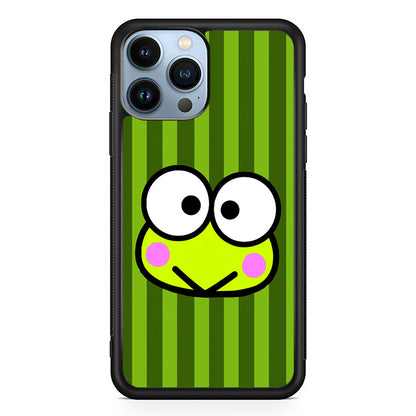 Cutes Keroppi Stripe Green 2D Rubber Phone Case