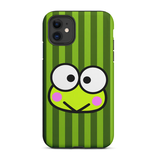 Cutes Keroppi Stripe Green 2 in 1 Tough Phone Case