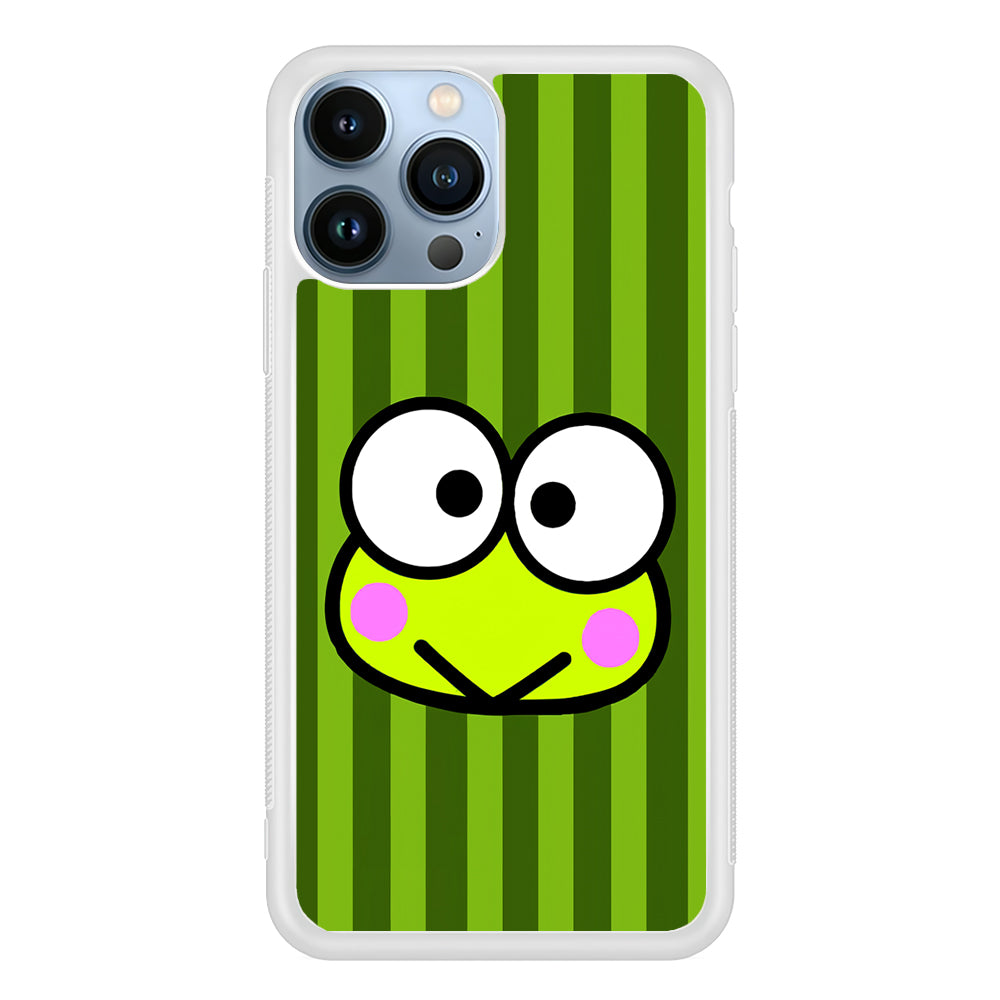 Cutes Keroppi Stripe Green 2D Rubber Phone Case