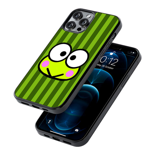 Cutes Keroppi Stripe Green 2D Rubber Phone Case