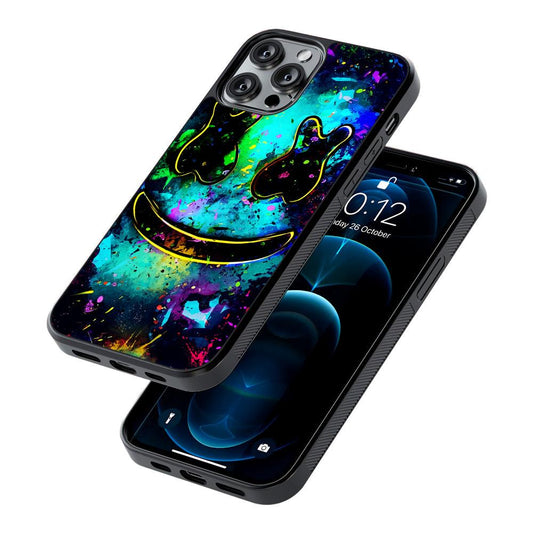 DJ Marshmello Painting Art 2D Rubber Phone Case-Oxvistore