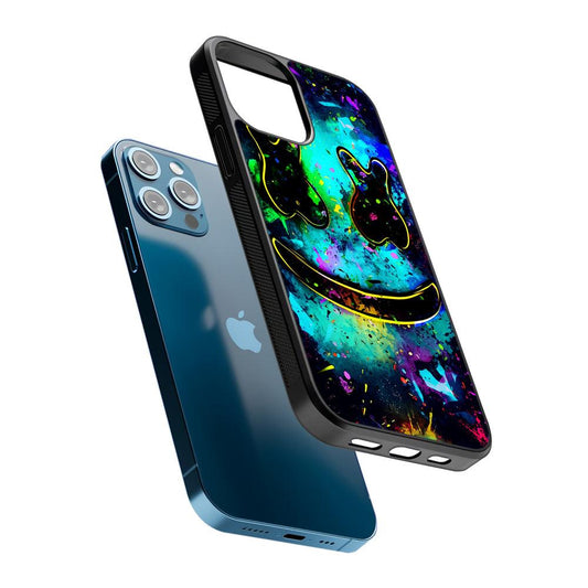 DJ Marshmello Painting Art 2D Rubber Phone Case-Oxvistore