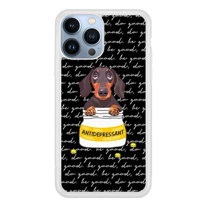 Dachshund Antidepressant iPhone 13 Pro Case-Oxvistore