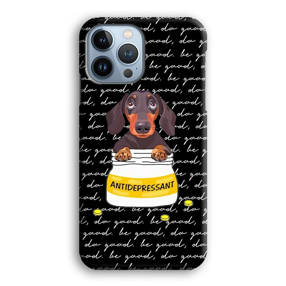 Dachshund Antidepressant iPhone 13 Pro Case-Oxvistore