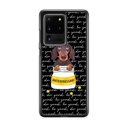 Dachshund Antidepressant Samsung Galaxy S20 Ultra Case-Oxvistore