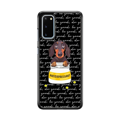 Dachshund Antidepressant Samsung Galaxy S20 Case-Oxvistore