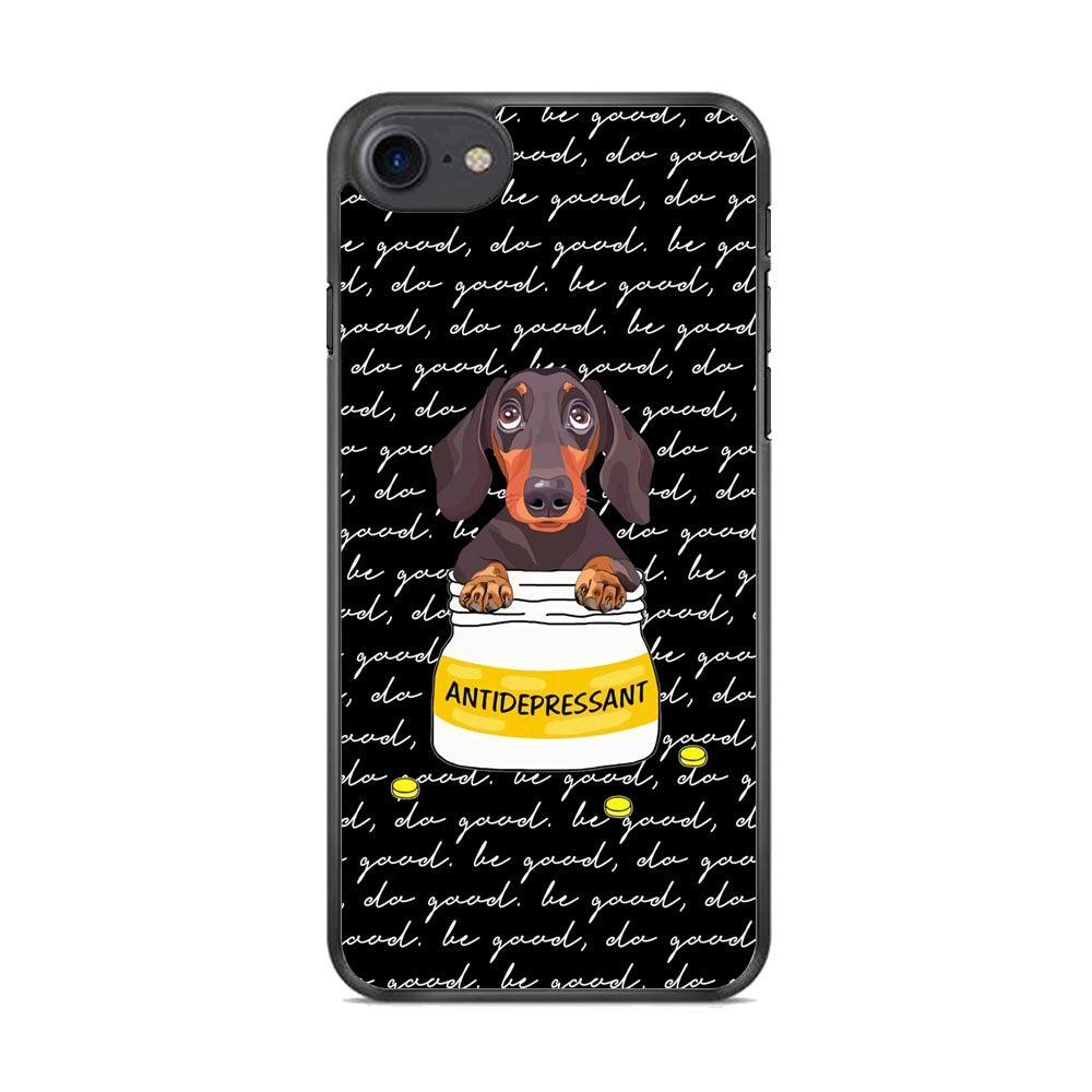 Dachshund Antidepressant iPhone 8 Plus Case-Oxvistore