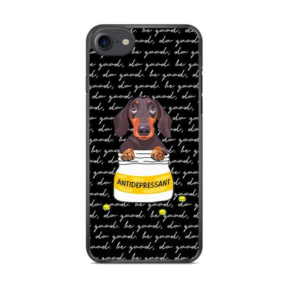 Dachshund Antidepressant iPhone 8 Plus Case-Oxvistore