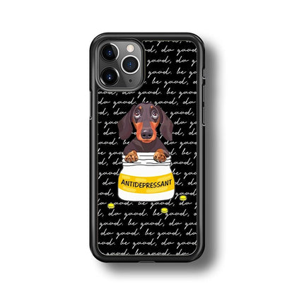 Dachshund Antidepressant iPhone 11 Pro Max Case-Oxvistore