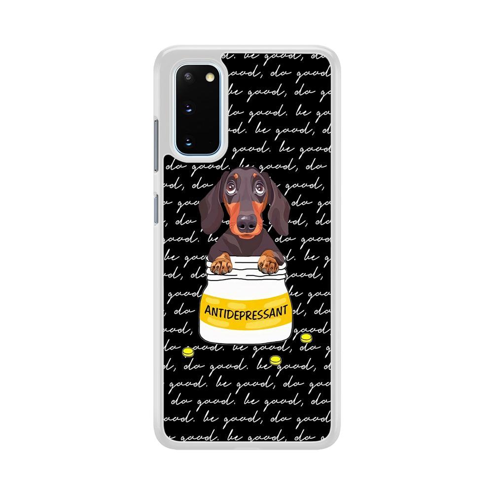 Dachshund Antidepressant Samsung Galaxy S20 Case-Oxvistore