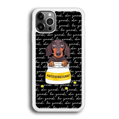 Dachshund Antidepressant iPhone 12 Pro Case-Oxvistore