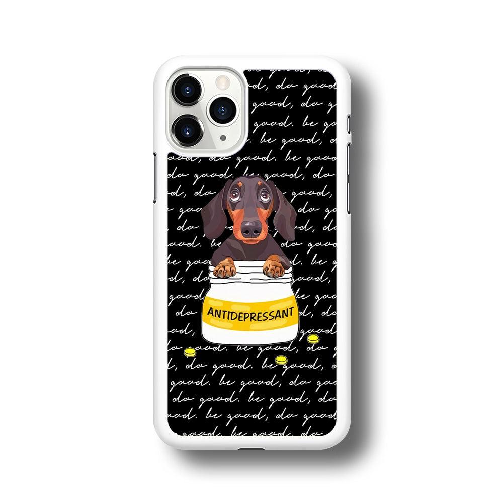 Dachshund Antidepressant iPhone 11 Pro Max Case-Oxvistore