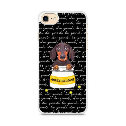 Dachshund Antidepressant iPhone 8 Plus Case-Oxvistore