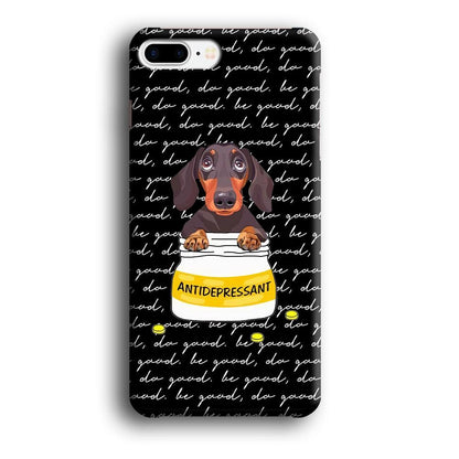 Dachshund Antidepressant iPhone 8 Plus Case-Oxvistore