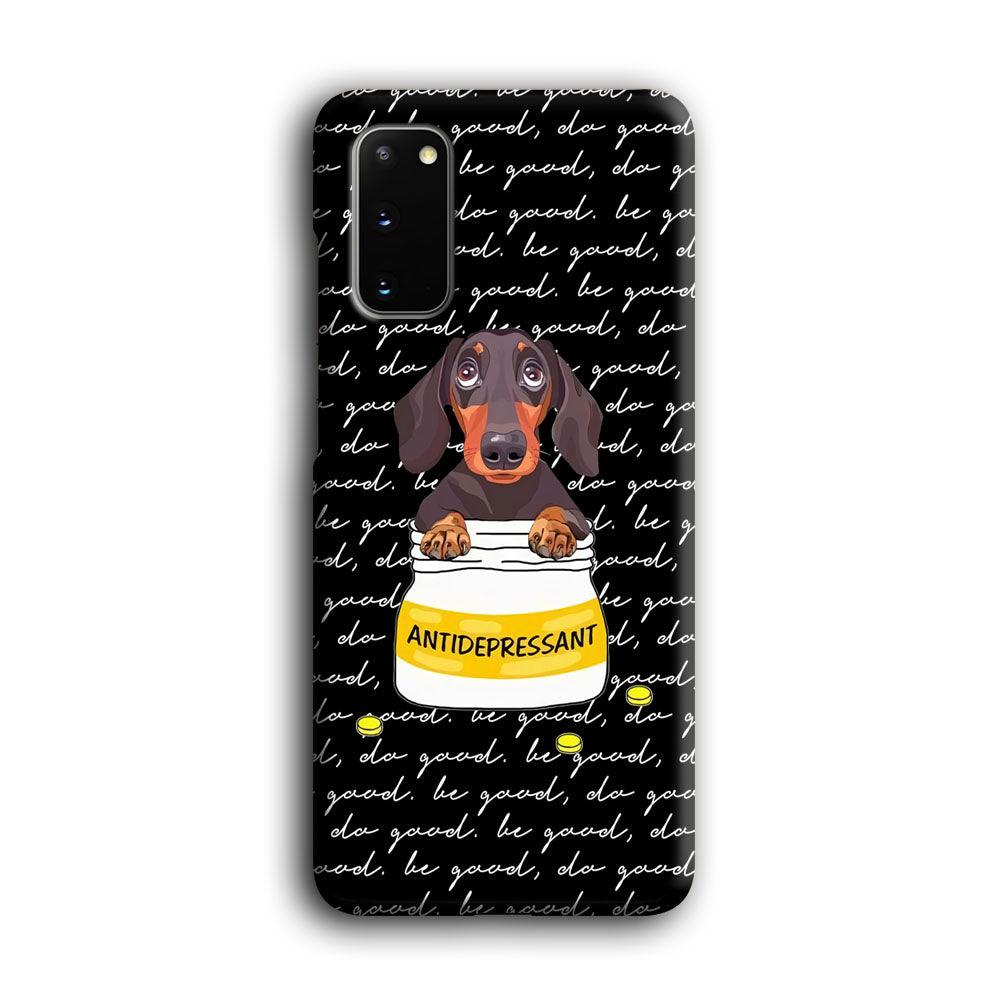 Dachshund Antidepressant Samsung Galaxy S20 Case-Oxvistore