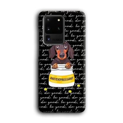 Dachshund Antidepressant Samsung Galaxy S20 Ultra Case-Oxvistore