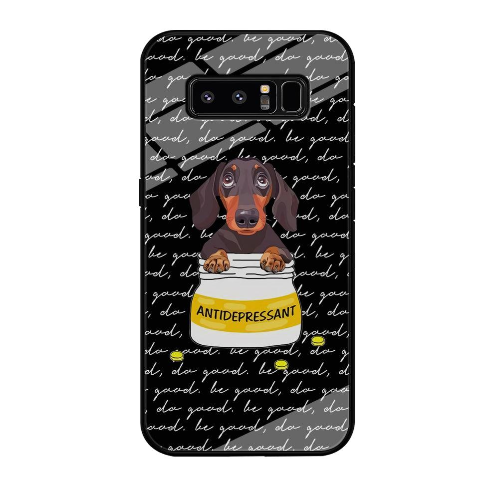 Dachshund Antidepressant Samsung Galaxy Note 8 Case-Oxvistore