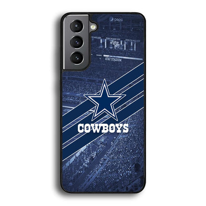 Dallas Cowboys All Blue at Stadium Samsung Galaxy S21 Plus Case-Oxvistore