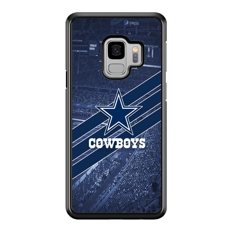 Dallas Cowboys All Blue at Stadium Samsung Galaxy S9 Case-Oxvistore