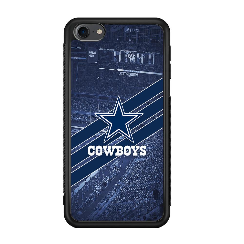 Dallas Cowboys All Blue at Stadium iPod Touch 6 Case-Rubber Black (2D Case)-Oxvistore