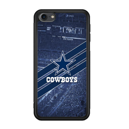Dallas Cowboys All Blue at Stadium iPod Touch 6 Case-Rubber Black (2D Case)-Oxvistore