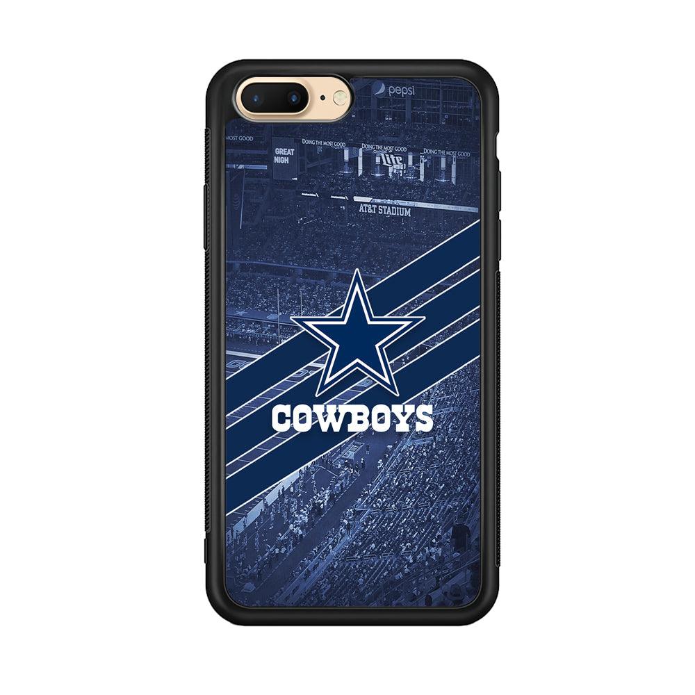 Dallas Cowboys All Blue at Stadium iPhone 8 Plus Case-Oxvistore