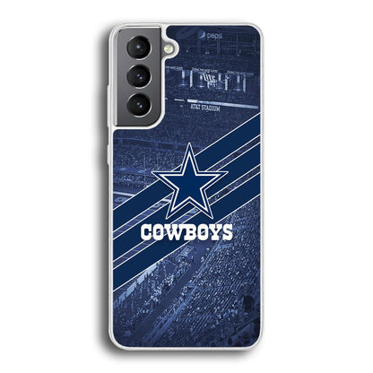 Dallas Cowboys All Blue at Stadium Samsung Galaxy S21 Plus Case-Oxvistore