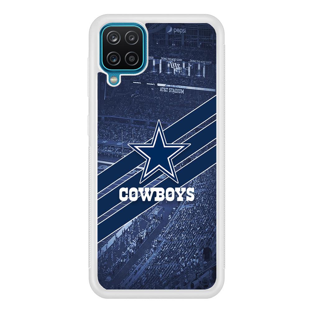 Dallas Cowboys All Blue at Stadium Samsung Galaxy A12 Case-Oxvistore