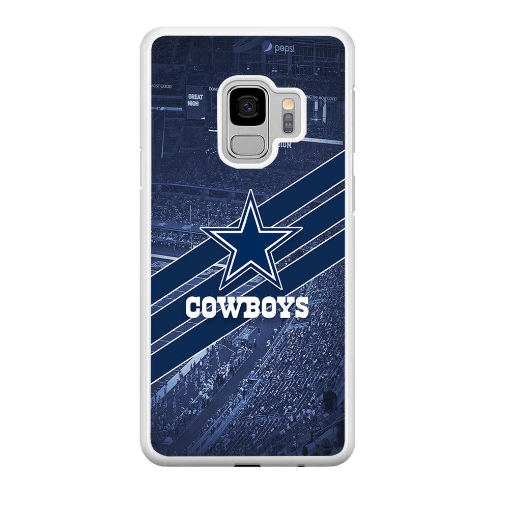 Dallas Cowboys All Blue at Stadium Samsung Galaxy S9 Case-Oxvistore