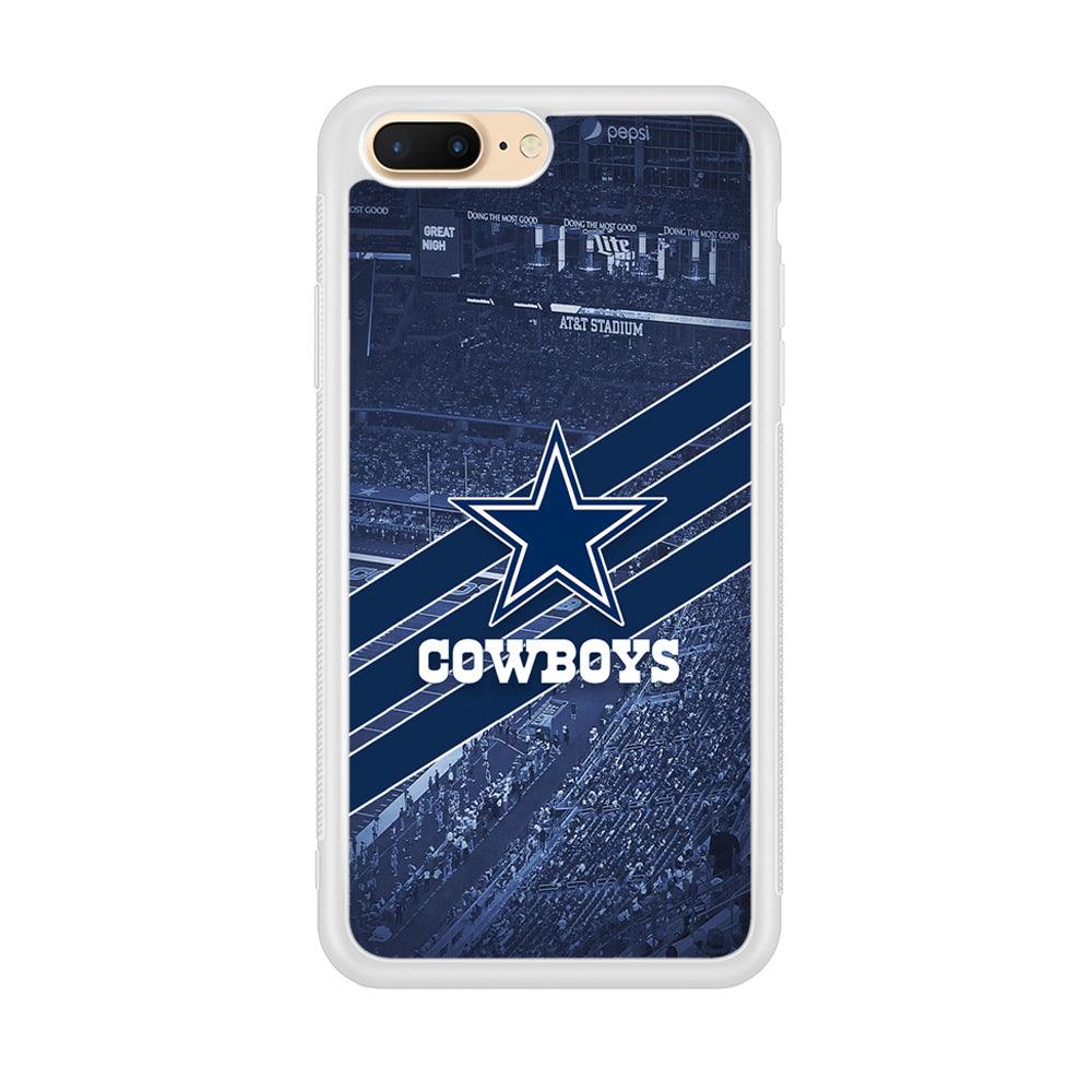 Dallas Cowboys All Blue at Stadium iPhone 8 Plus Case-Oxvistore