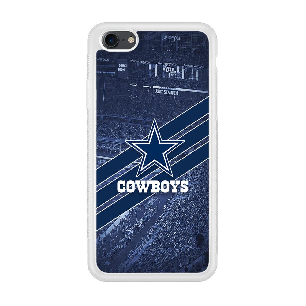 Dallas Cowboys All Blue at Stadium iPhone 8 Case-Oxvistore