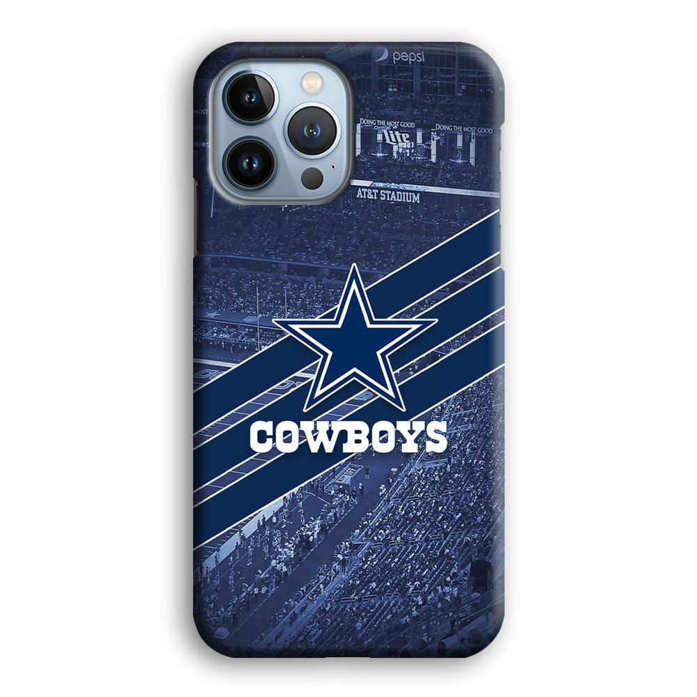 Dallas Cowboys All Blue at Stadium iPhone 15 Pro Max Case-Oxvistore