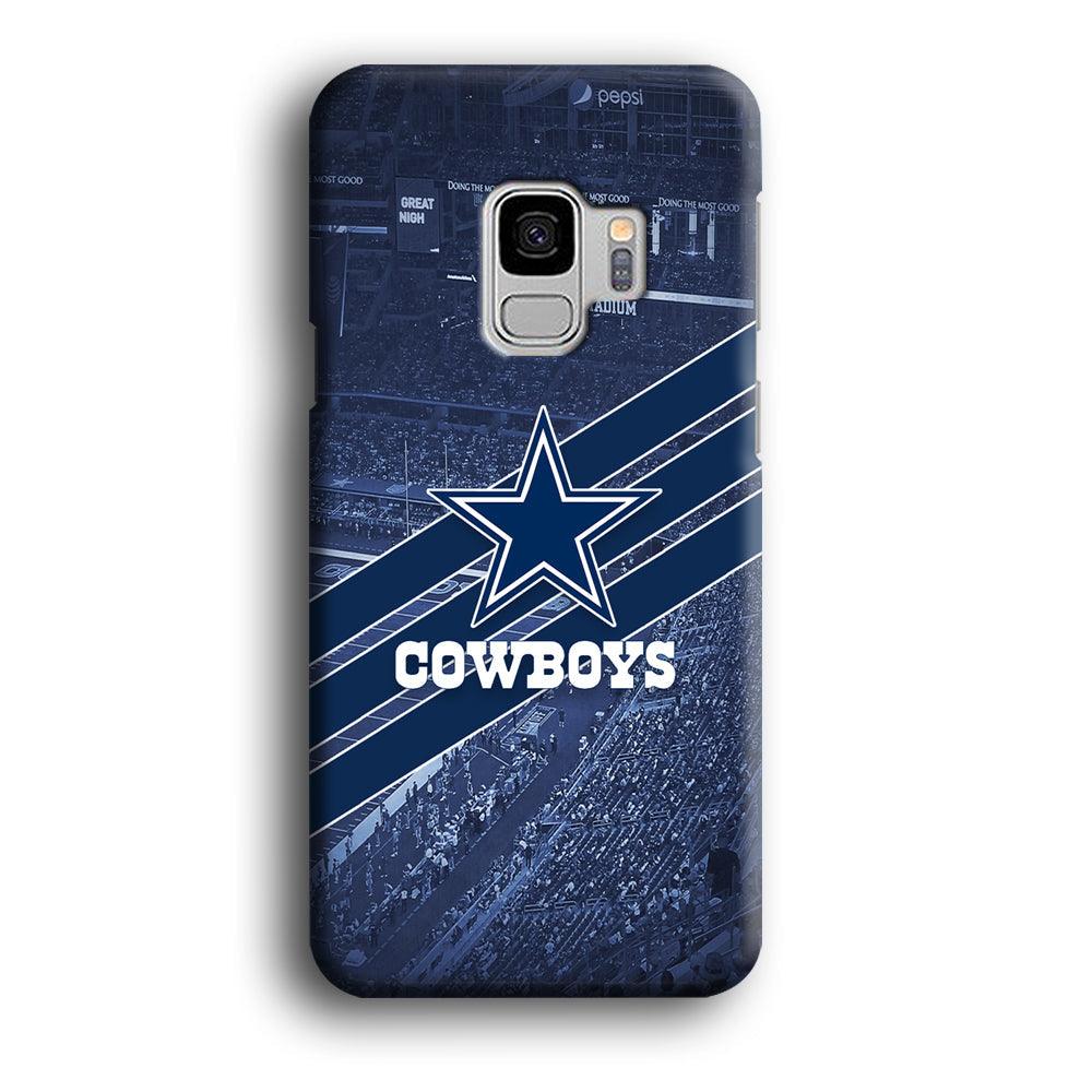 Dallas Cowboys All Blue at Stadium Samsung Galaxy S9 Case-Oxvistore