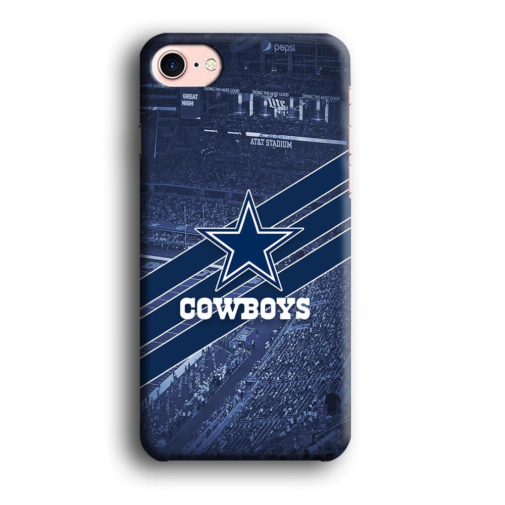 Dallas Cowboys All Blue at Stadium iPhone 8 Case-Oxvistore