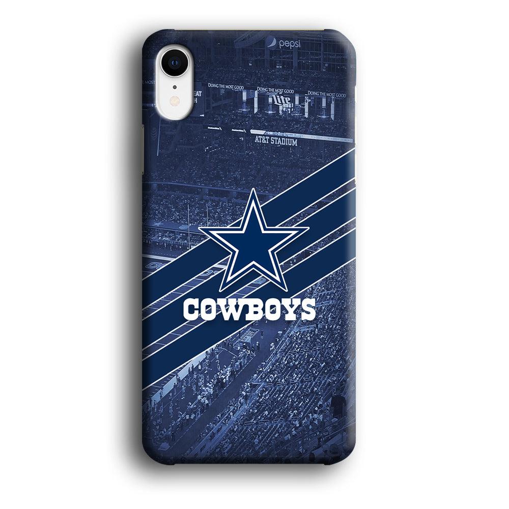 Dallas Cowboys All Blue at Stadium iPhone XR Case-Oxvistore