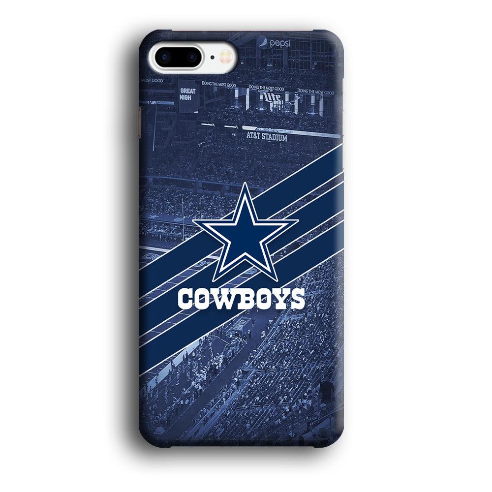 Dallas Cowboys All Blue at Stadium iPhone 8 Plus Case-Oxvistore