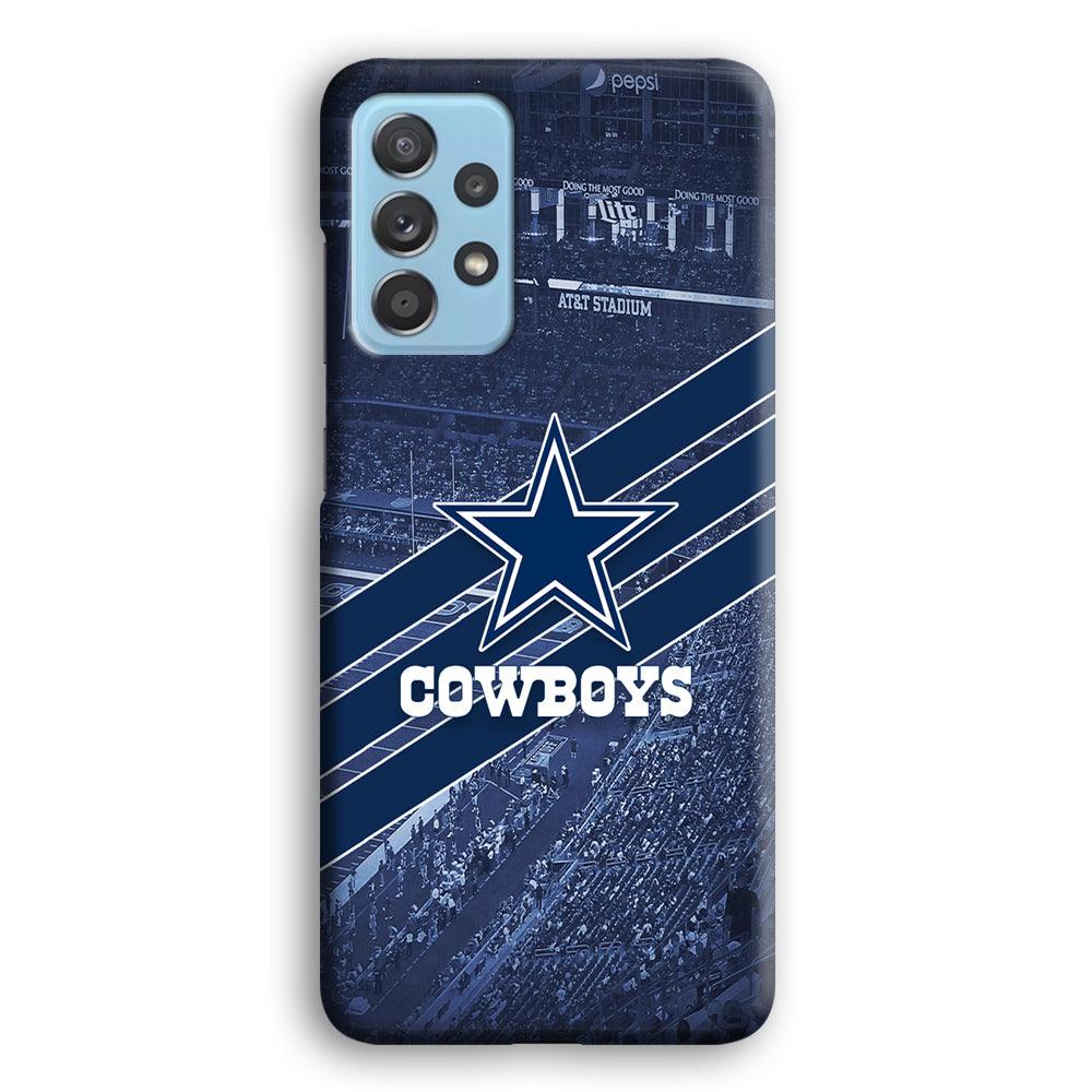 Dallas Cowboys All Blue at Stadium Samsung Galaxy A52 Case-Oxvistore