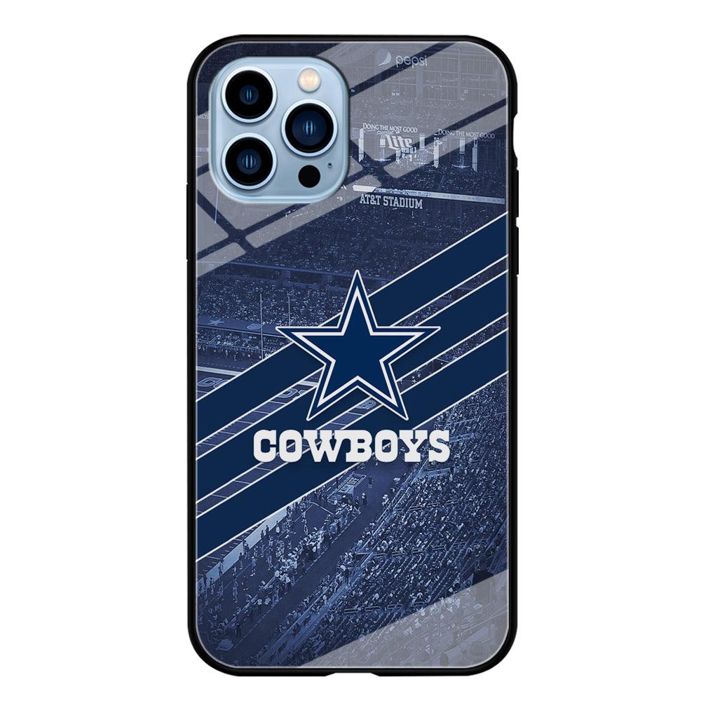 Dallas Cowboys All Blue at Stadium iPhone 14 Pro Max Case-Oxvistore