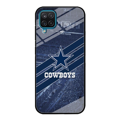 Dallas Cowboys All Blue at Stadium Samsung Galaxy A12 Case-Oxvistore