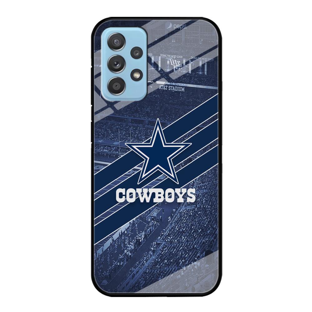 Dallas Cowboys All Blue at Stadium Samsung Galaxy A52 Case-Oxvistore