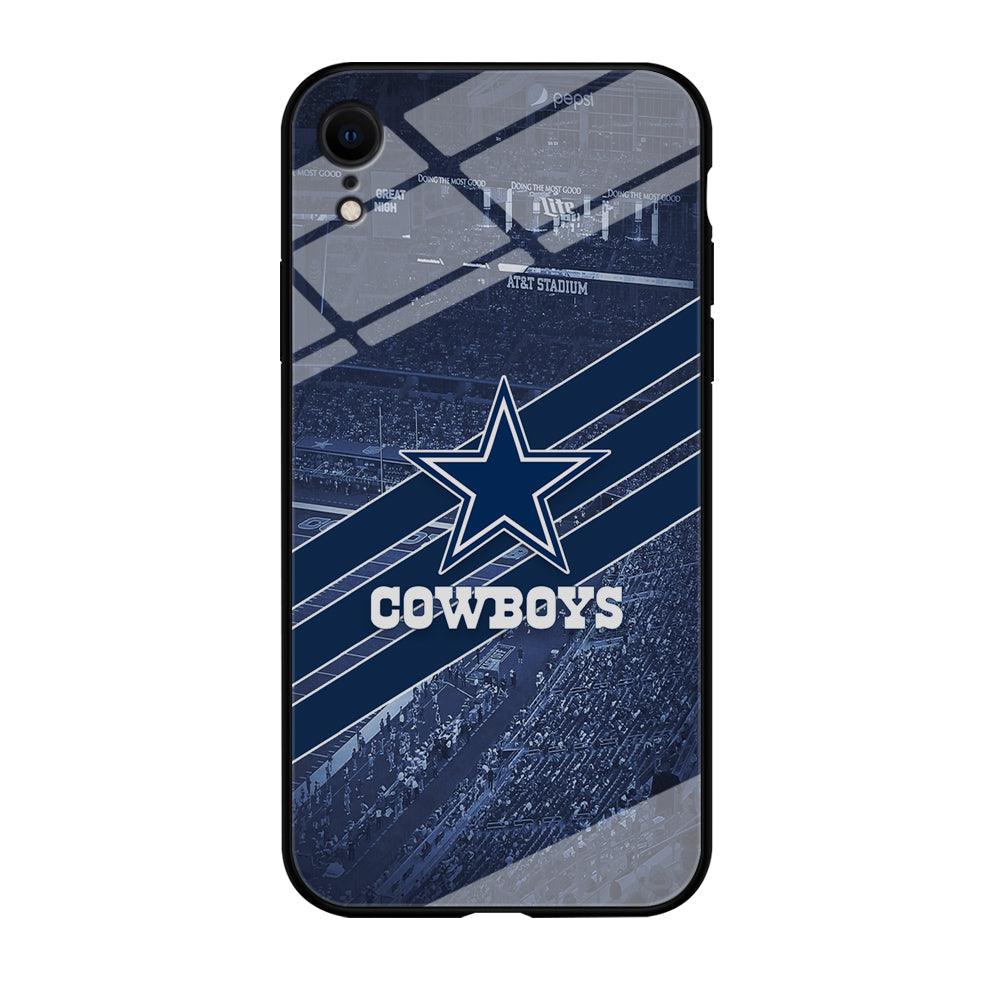 Dallas Cowboys All Blue at Stadium iPhone XR Case-Oxvistore