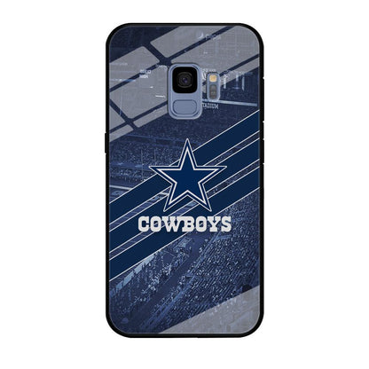 Dallas Cowboys All Blue at Stadium Samsung Galaxy S9 Case-Oxvistore