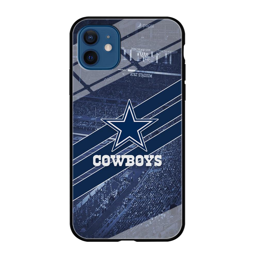 Dallas Cowboys All Blue at Stadium iPhone 12 Case-Oxvistore