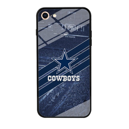 Dallas Cowboys All Blue at Stadium iPhone 8 Case-Oxvistore