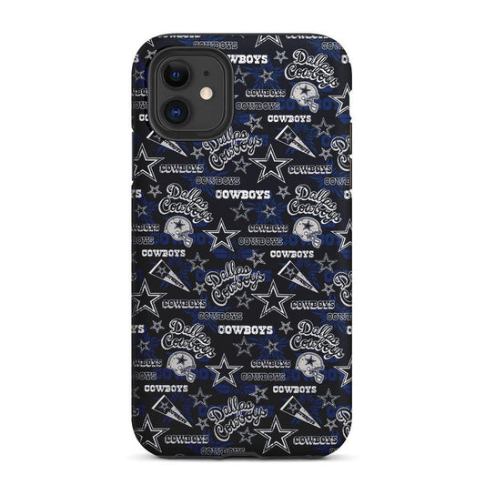 Dallas Cowboys Pattern 2 in 1 Tough Phone Case-Oxvistore